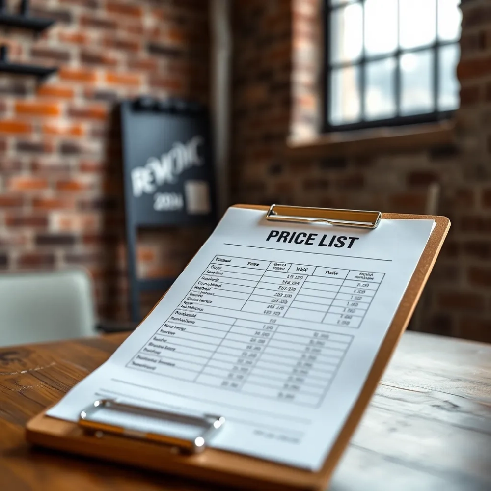 Cennik usług remontowych 2024 śląskie