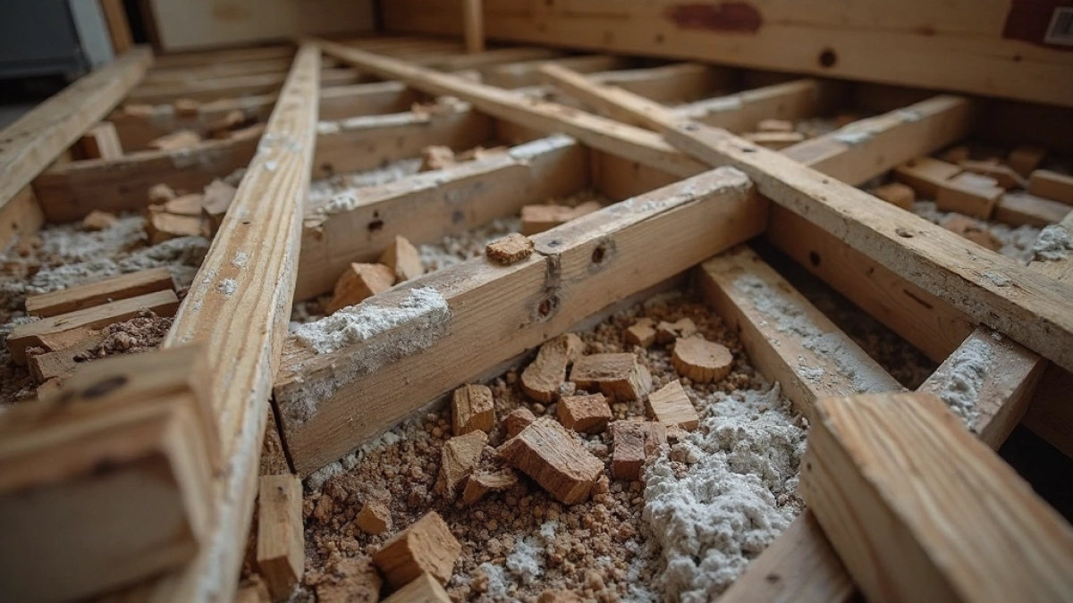 Remont starej podłogi na legarach cena