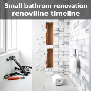 Ile trwa remont małej łazienki