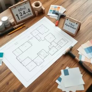 ile trwa remont mieszkania 60m2