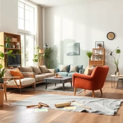 jak wyremontować salon