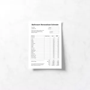 Kosztorys Remontu Łazienki Wzór