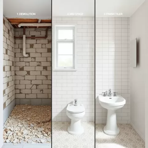 Remont łazienki ile trwa