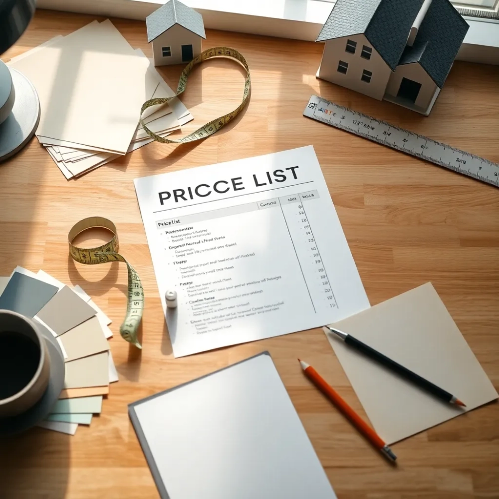 usługi remontowobudowlane cennik